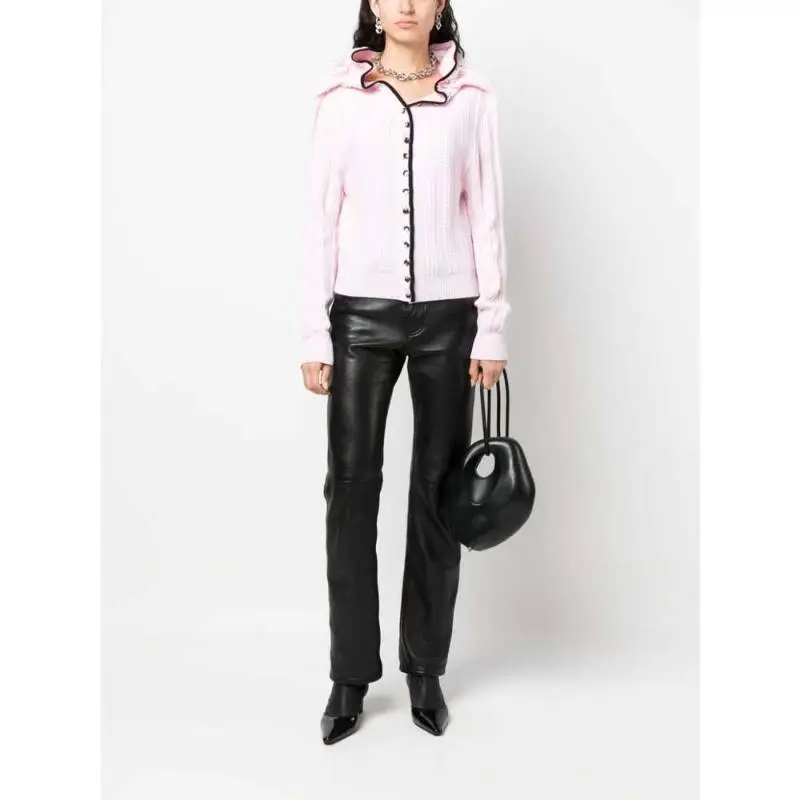 Y/Project Ruffled Neck Button Up Cardigan-1
