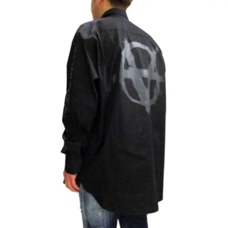 Vetements Shirts Men Black-4