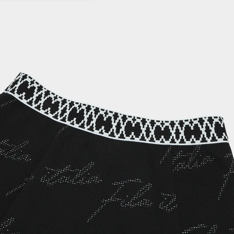 FILA Knit Long Skirts Women's Jet Black-3