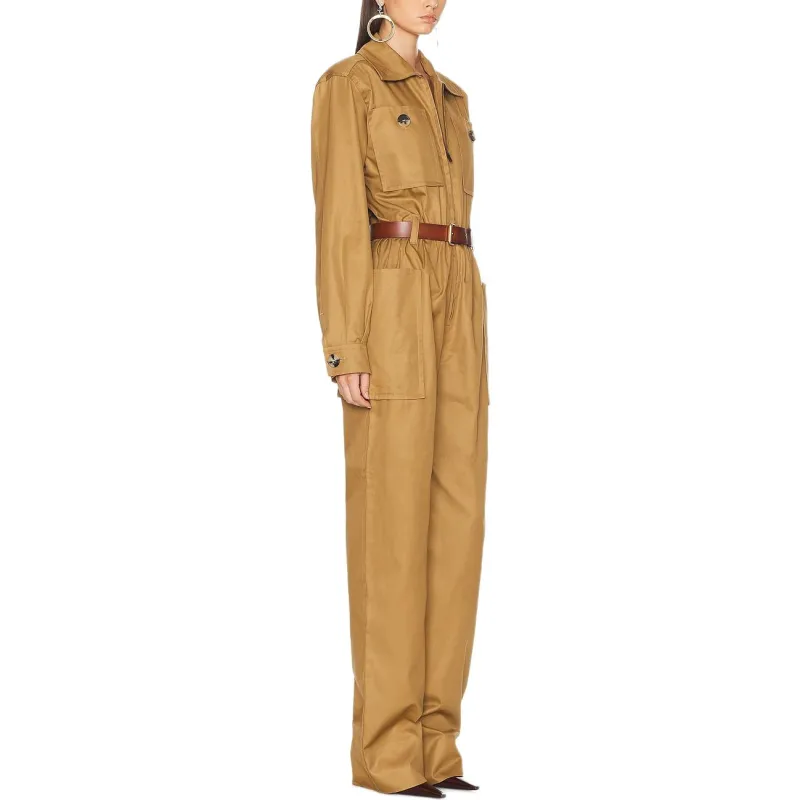 SAINT LAURENT Jumpsuit 'Camel'-4