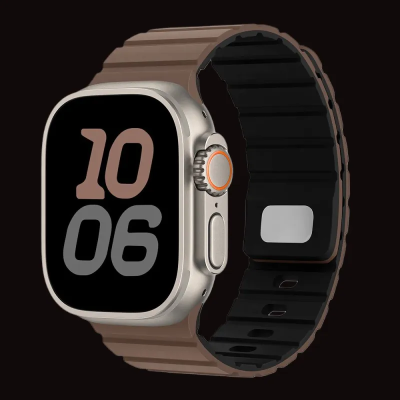 LOVINGCOOL Watch Band Apple Compatibility Silicone Material-2