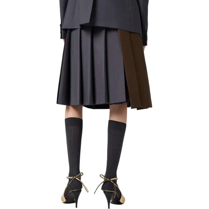 MIU MIU Pleated Skirt-3