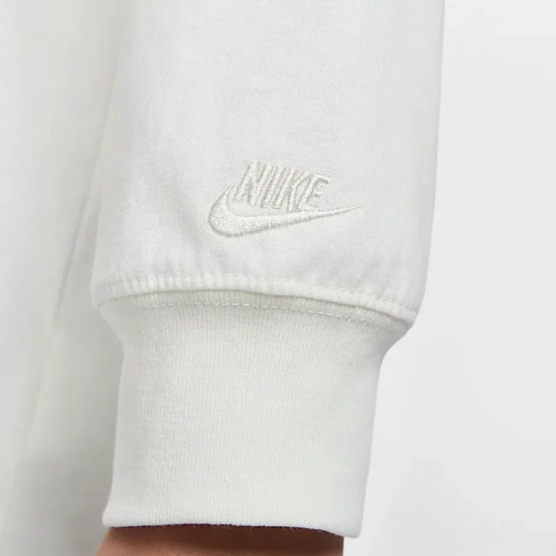 Nike Sportswear Drop Shoulder Sleeve T Shirt Women's Sail White-5
