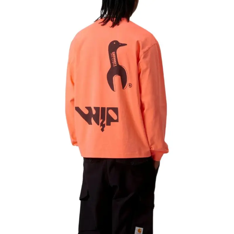 Carhartt WIP T Shirts Men Orange-4