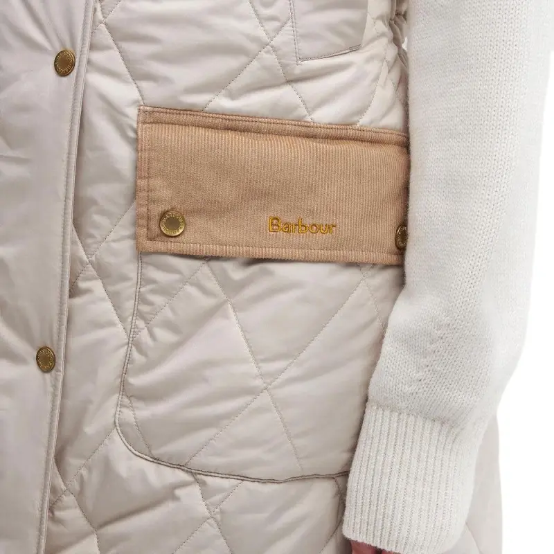 BARBOUR Puffer Jacket Women's White-6