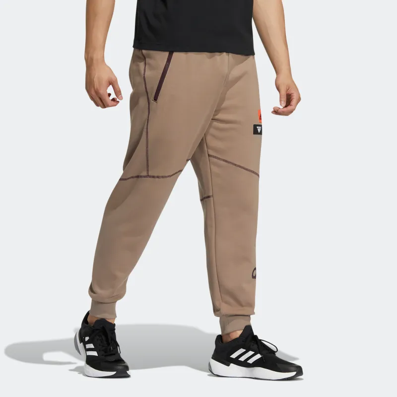 Adidas Knitted Sweatpants Men Light Umber-3