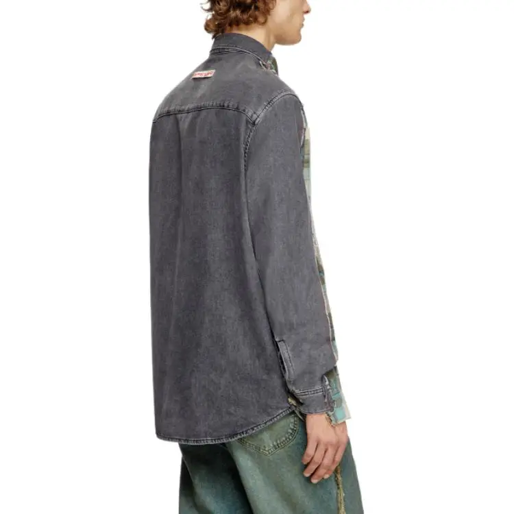 Timberland X DIESEL Timberland Collaboration Shirts Unisex Green/Black-2