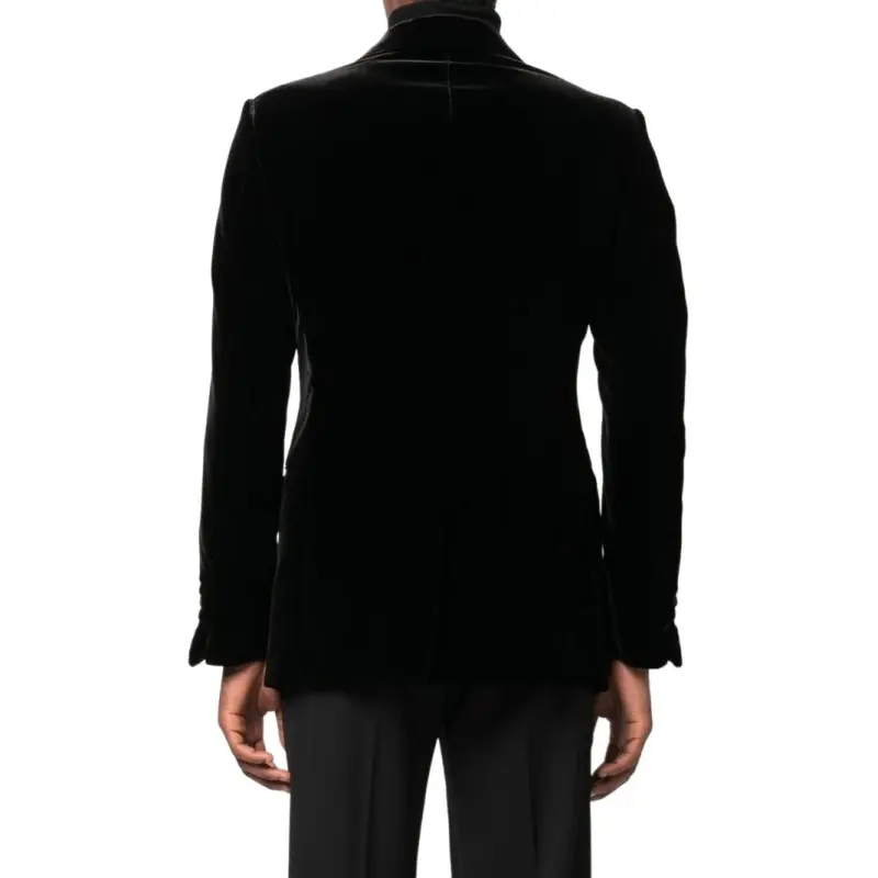 TOM FORD Single breasted Velvet Blazer-2