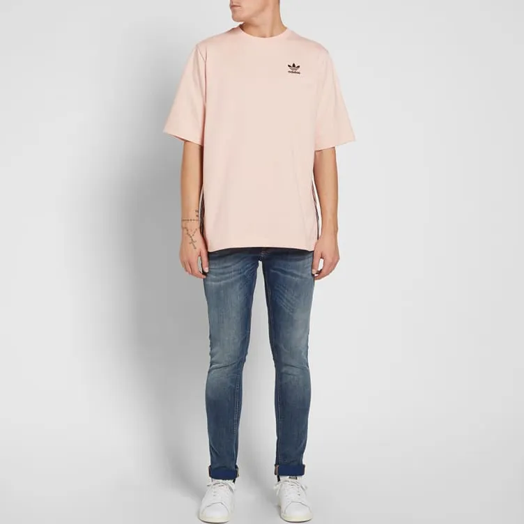 Adidas Originals Short Sleeved T Shirts Men's Vaporous Pink-3