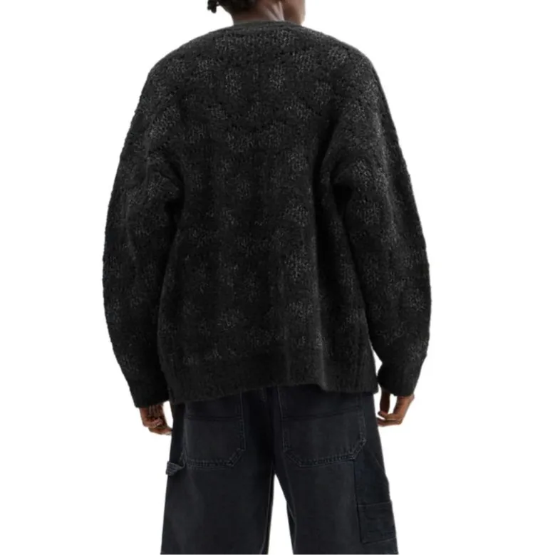 COACH FW24 Sweater Unisex Charcoal Gray-3