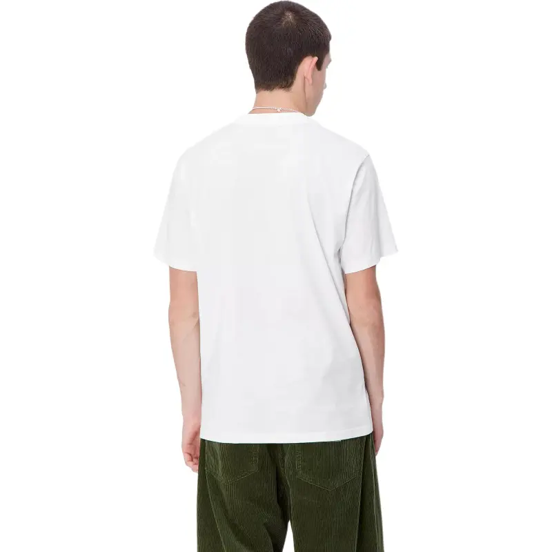 Carhartt WIP SS24 S/S Paradise Script T Shirt T Shirt Unisex White-2