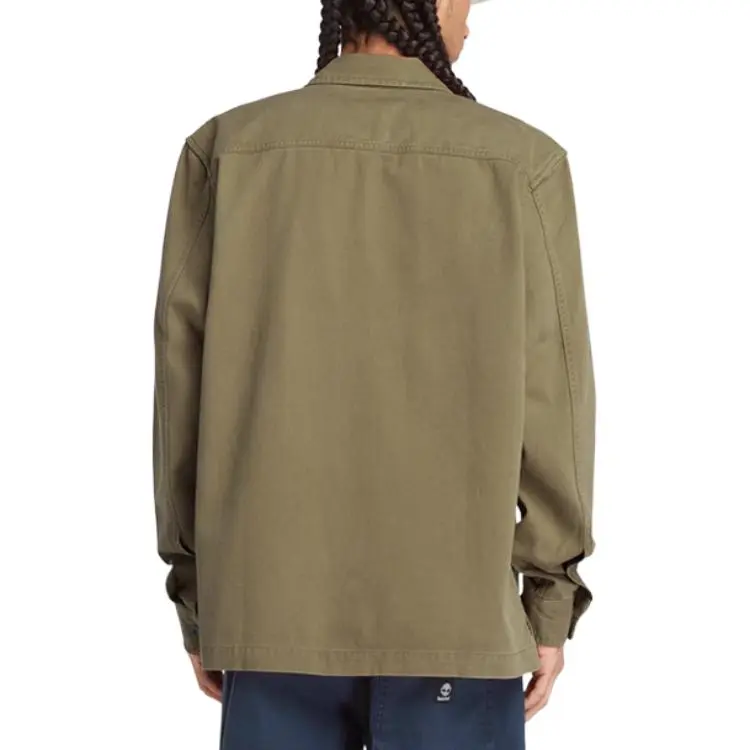 Timberland SS24 Shirt Men's Army Green-3