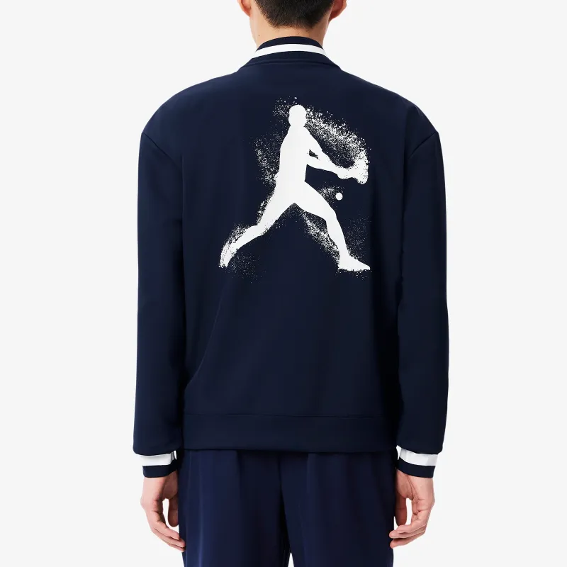 LACOSTE Embroidered logo Bomber Jacket-3