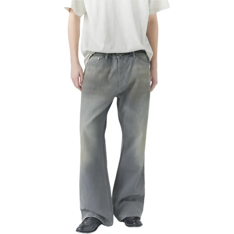 CELL AGING Jeans Unisex Smoke Gray-3