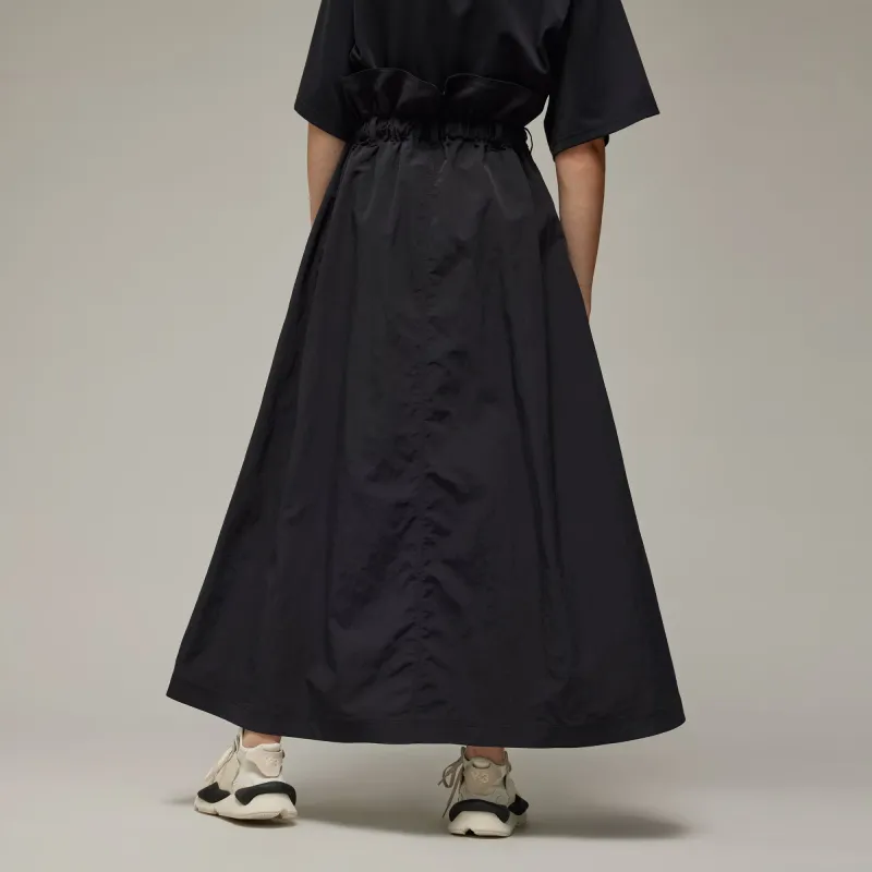 Y 3 Logo print A line Skirt-3