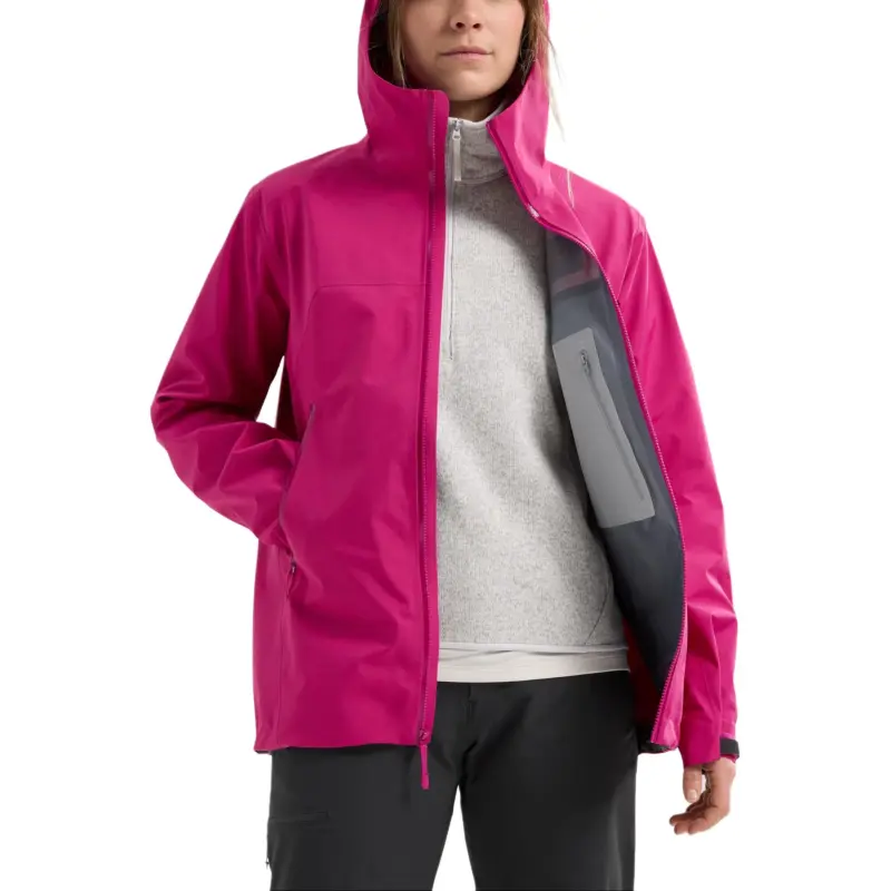 Arcteryx BETA Water-Resistant Windproof Breathable Water-Repellent Windbreaker Jacket Women's Thousand-Thread Purple-4