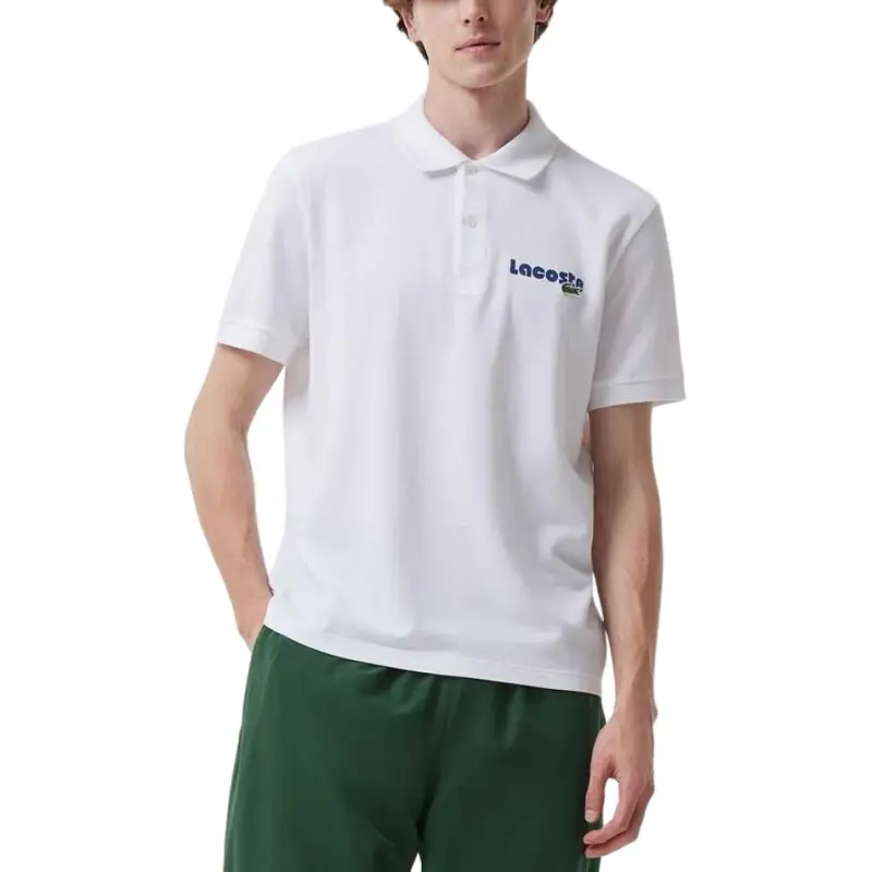 LACOSTE Polo Shirts Men White-2