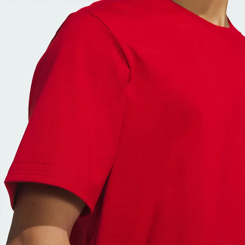 Adidas T Shirts Men Red-4