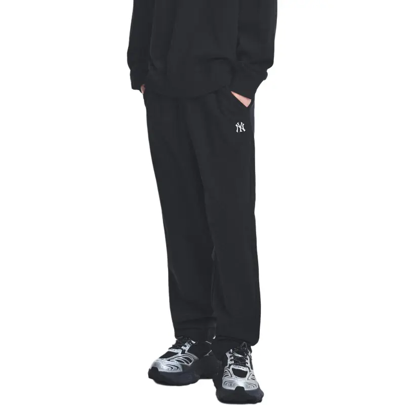 MLB New York Yankees Knitted Sports Pants Women's Black-4