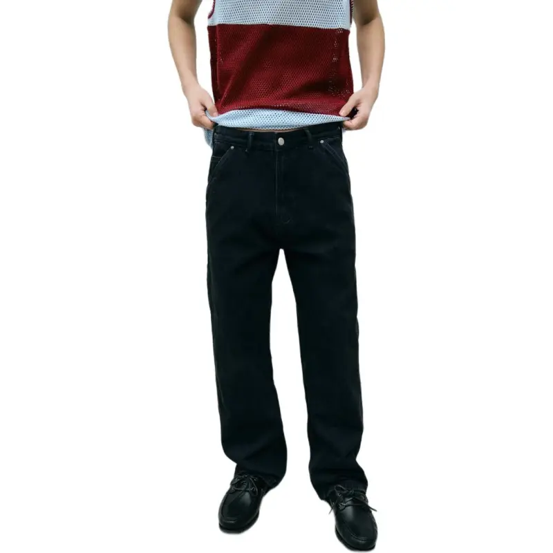 ZARA Jeans Men Black-3