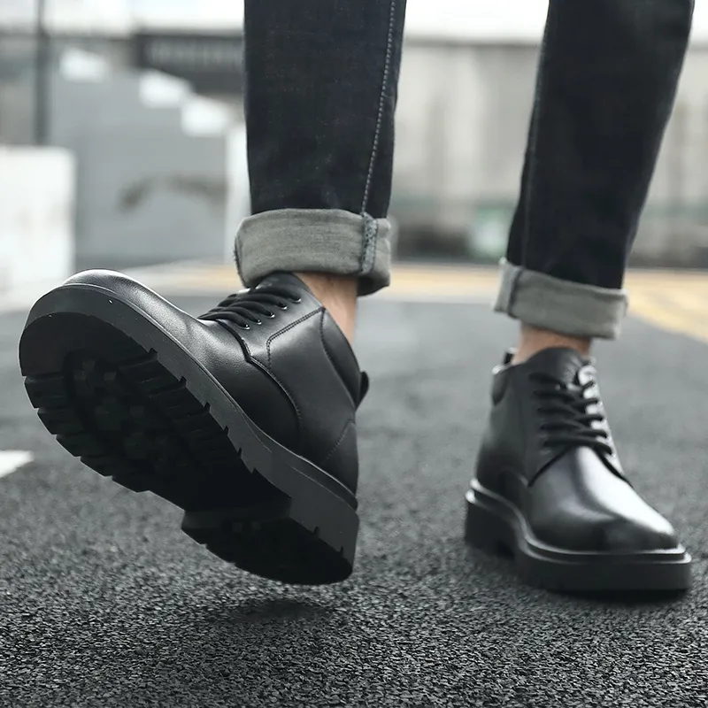 Mr. Thorn Tree Ankle Boots Short Unisex Black-3