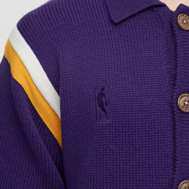 Clot X Mitchell & Ness Lakers Shooting Shirt-5