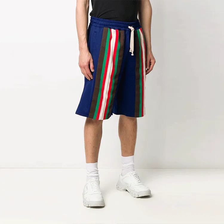 GUCCI Technical Jersey Striped Shorts-3