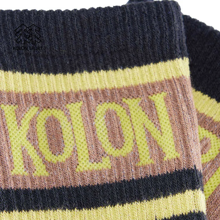 KOLON SPORT SS24 RETRO MID Mid Calf Socks Unisex 1 Pack-2