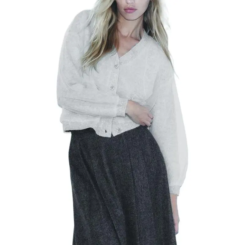 ZARA Sweaters Women's Gray-4