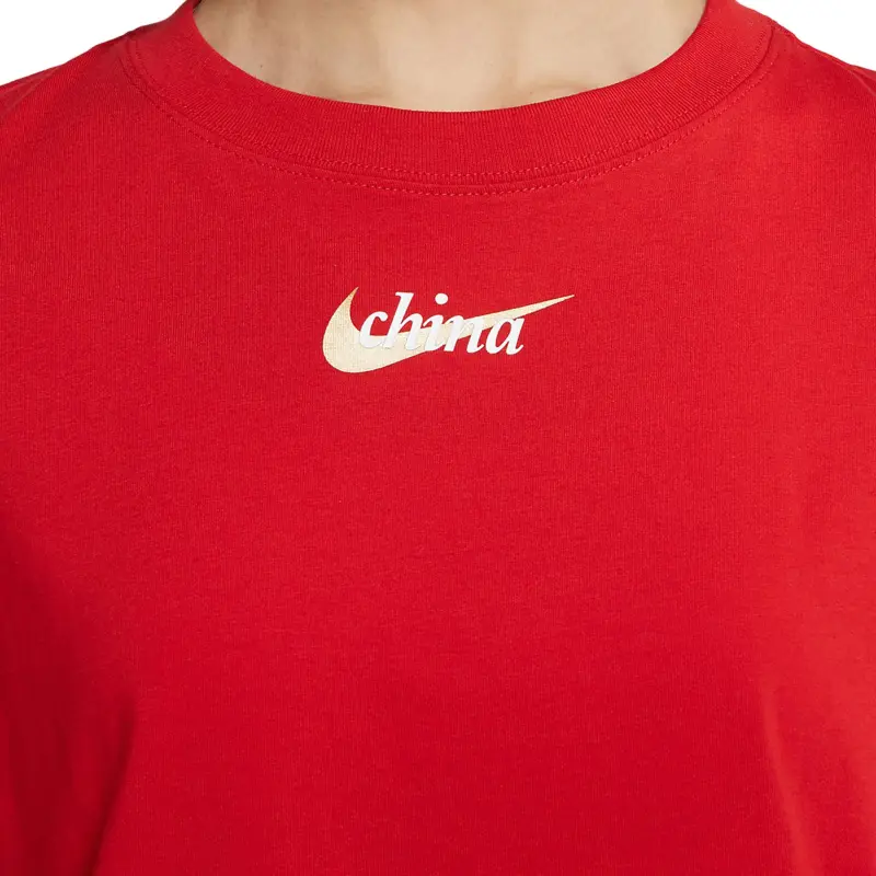 Nike T Shirts Women's Red-3