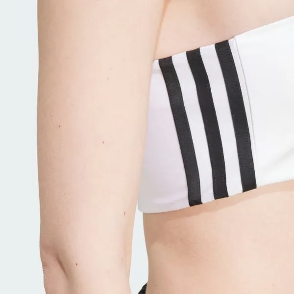 Adidas Originals ADICOLOR 3 STRIPES TUBE TOP Crop Top Women's White-4