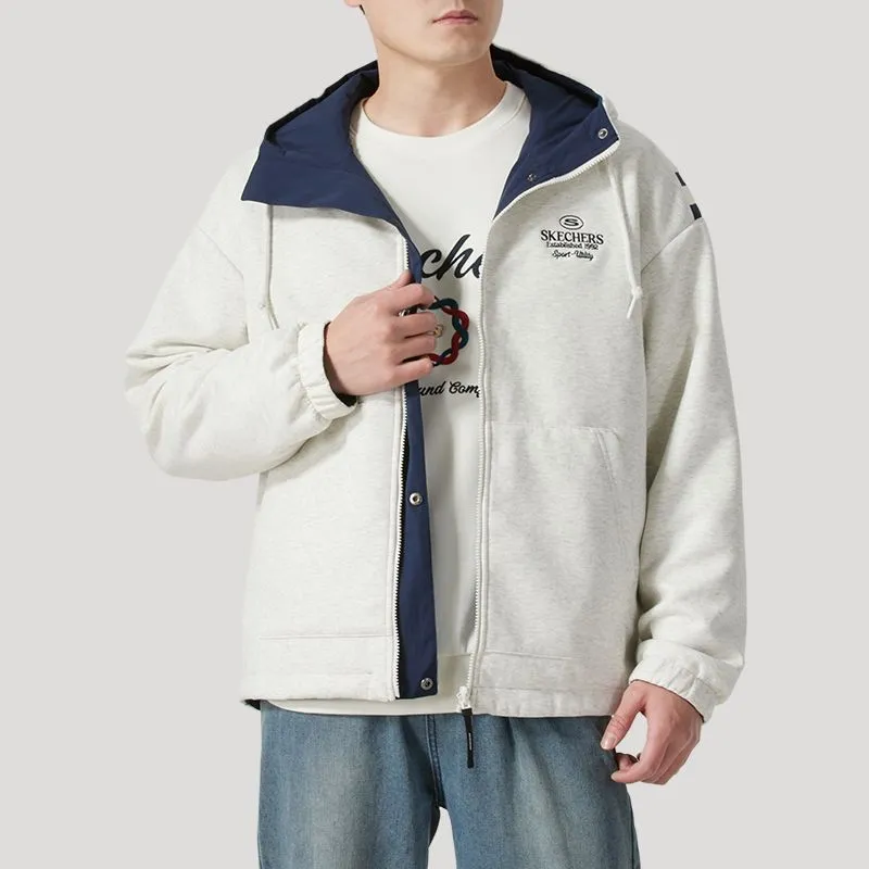 Skechers Sports Alliance Series Jackets & Coats Men's Light Heather Gray-1