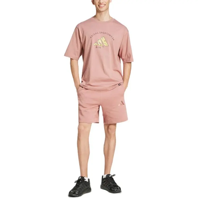Adidas SS25 Casual Shorts Men's Pink-2