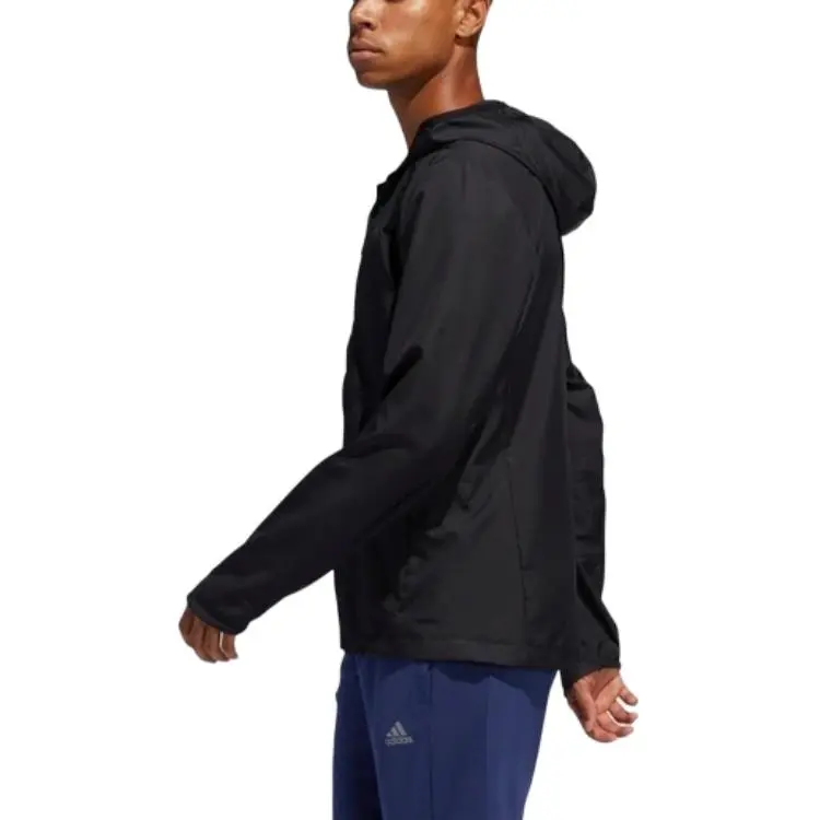 Adidas OWN THE RUN JKT Jackets Coats Unisex Black-4