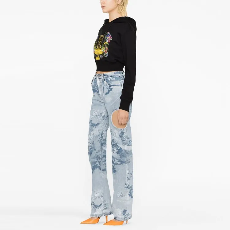 VERSACE JEANS COUTURE Sweatshirts Women's Black-3
