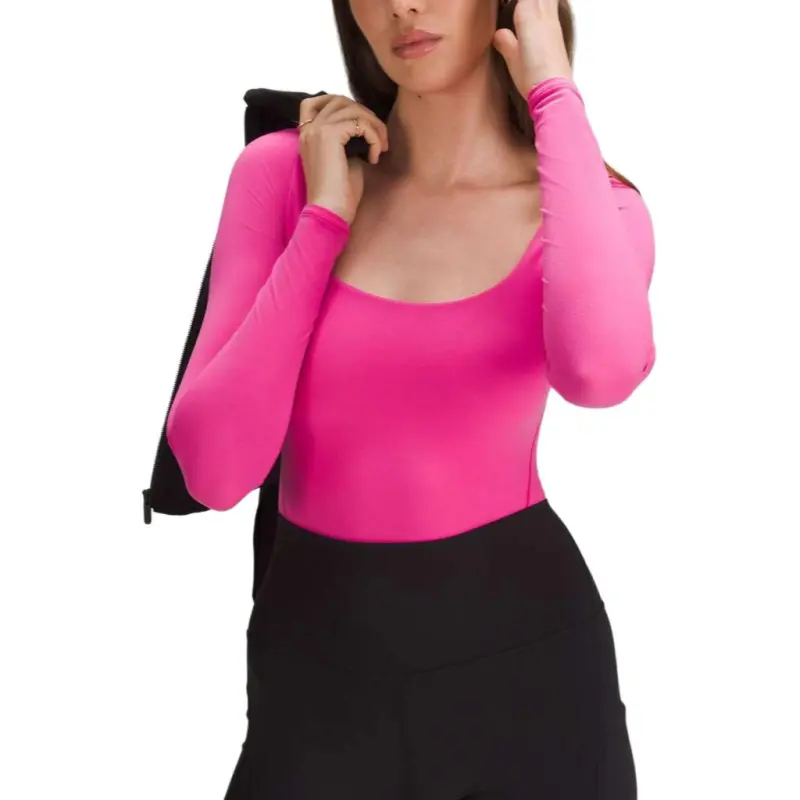 Balenciaga Bodysuits Women's Bright Pink-3