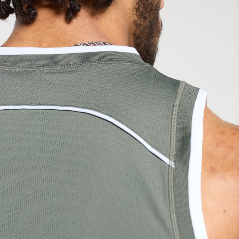 GYMSHARK Tank Tops Men Green-1