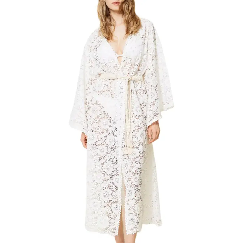 TWINSET MILANO Long-Sleeved Dresses Women's White-1