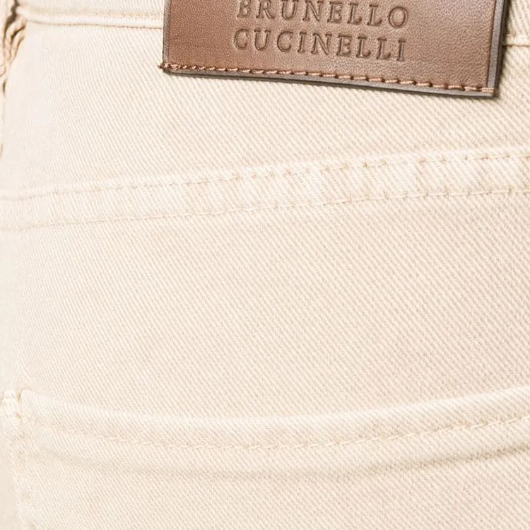 Brunello Cucinelli FW21 Jeans Men's Beige-5