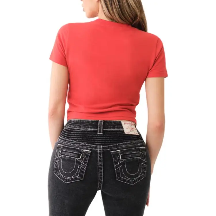 TRUE RELIGION T Shirt Women's Red-1