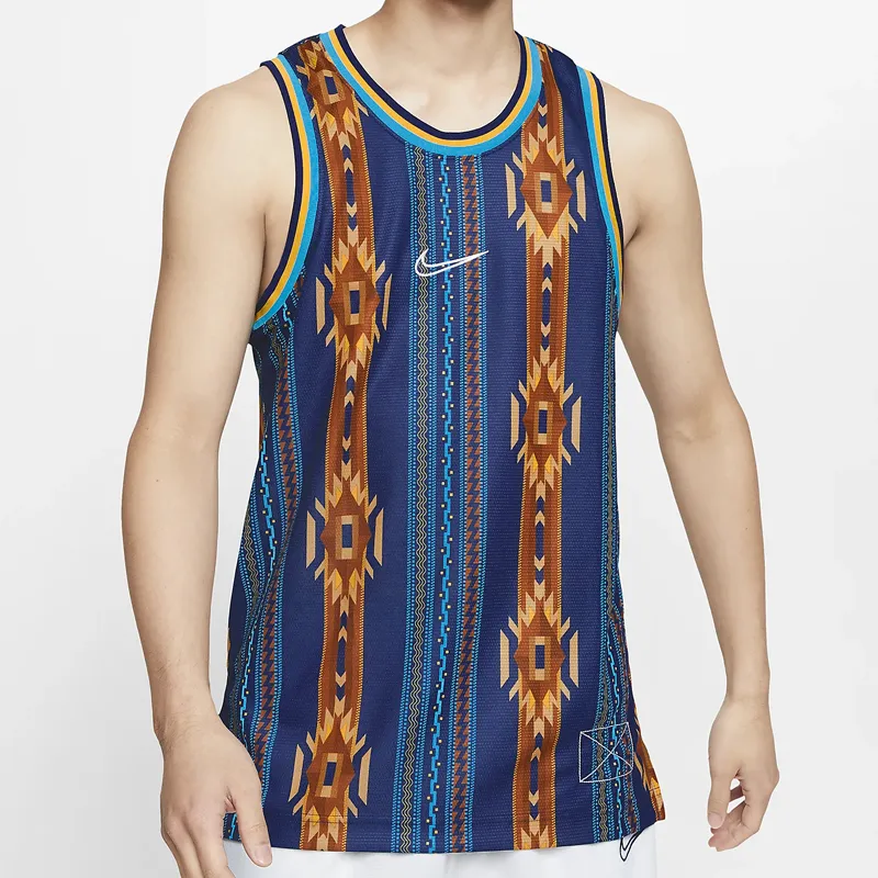 Nike Tank Tops Men Blue-2