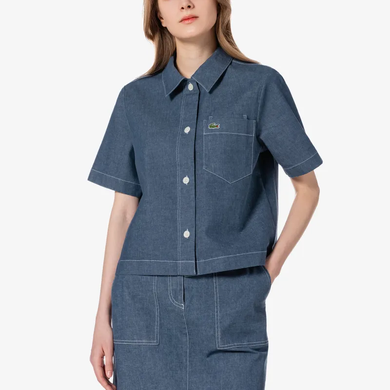 LACOSTE Shirts Women's Blue-1