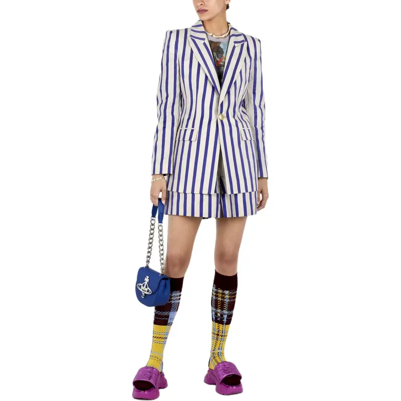 Vivienne Westwood Striped Cotton Blazer-3