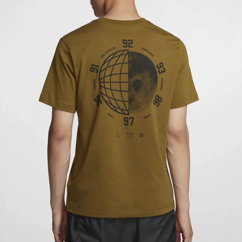 Jordan T Shirt Men's Olive Green-3
