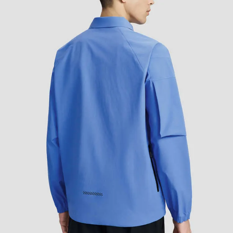 DESCENTE BLEU Sports Woven Jacket Men's-3