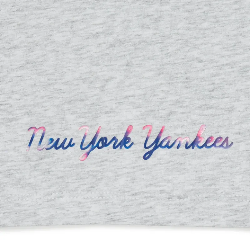 MLB New York Yankees T Shirts Women's Gray-3