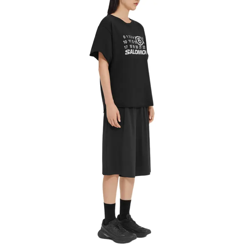 MM6 Maison Margiela X Salomon X Salomon Logo print T Shirt-2