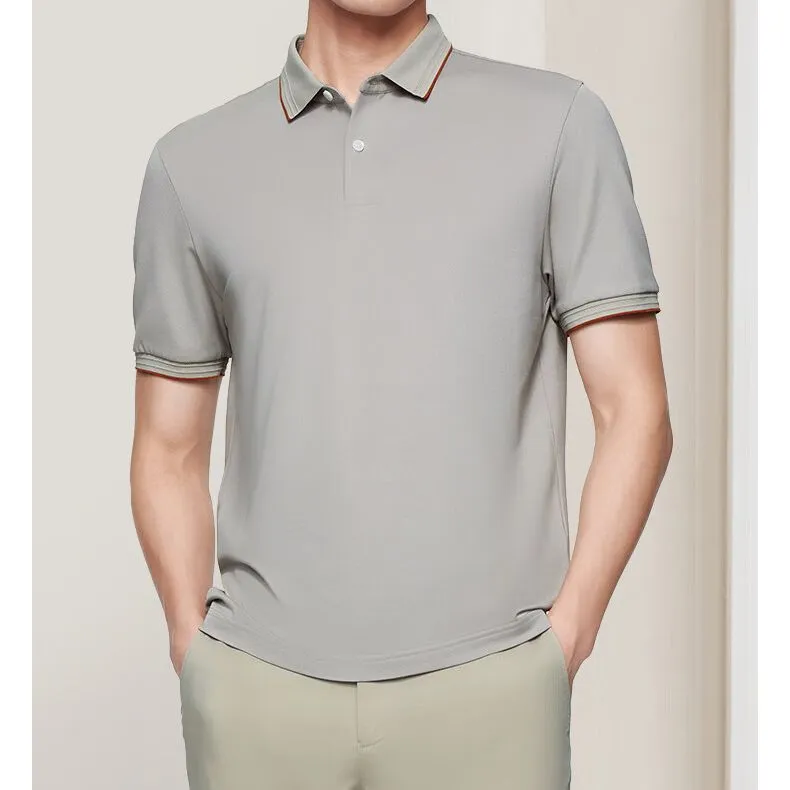 GOLDLION Spring Summer Polo Shirt Men's Multi Specification Multiple Colors-10