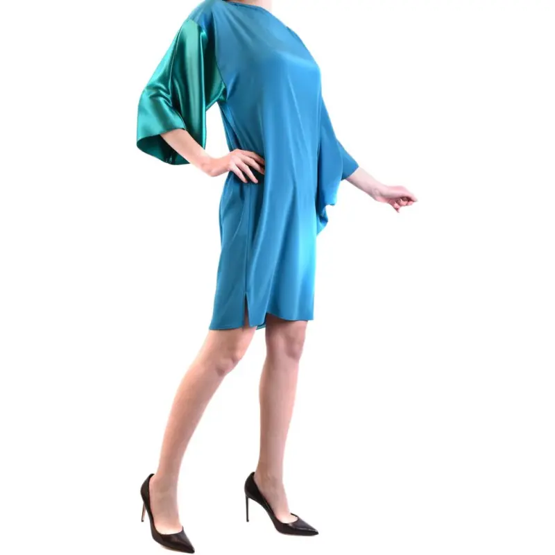 Gianluca Capannolo Long Sleeved Dress Women's Blue-2