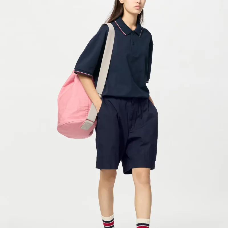 UNIQLO x JW Anderson SS25 Polo Shirt Unisex Marine Blue-3